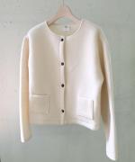 cloudy wool ボリュームスリーブ　ブルゾン