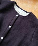 cloudy wool ボリュームスリーブ　ブルゾン