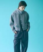 cloudy wool ボリュームスリーブ　ブルゾン