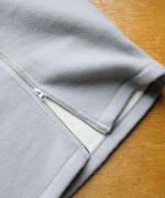 cloudy wool W ジップベスト