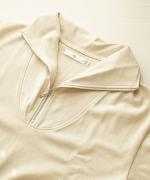 organic&russel　ジップアッププルオーバー