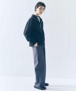 organic&russel　ジップアッププルオーバー