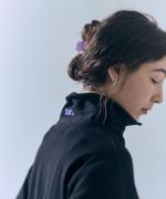 organic&russel　ジップアッププルオーバー