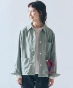 recycle polyester broad / ライトカバーオール　