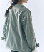 recycle polyester broad / ライトカバーオール　