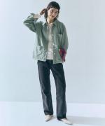 recycle polyester broad / ライトカバーオール　