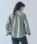 recycle polyester broad / ライトカバーオール　