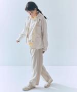 recycle polyester broad / ライトカバーオール　