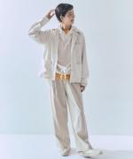 recycle polyester broad / ライトカバーオール　