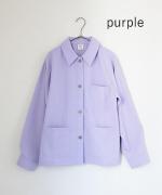 recycle polyester broad / ライトカバーオール　