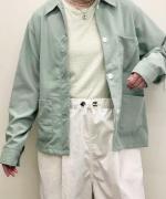 recycle polyester broad / ライトカバーオール　