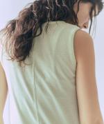 washable silk (フライス）タンクトップ