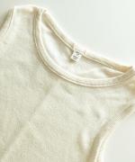washable silk (フライス）タンクトップ
