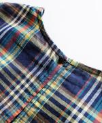 madras check  スリーブレスプルオーバー