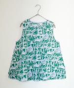 summer sea print 　スリーブレスプルオーバー