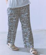 summer sea print 　ロープパンツ