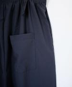 recycle polyester broad / リラックスサロペット