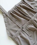 recycle polyester broad / リラックスサロペット