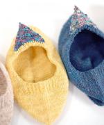 色の輪郭　カバーソックス