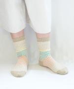 pale light (ストライプ) ソックス