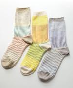 pale light (ストライプ) ソックス