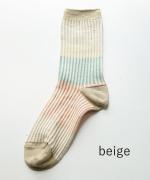 pale light (ストライプ) ソックス