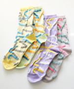 color ripples  ショートソックス