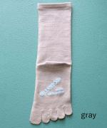 5本指シルクコットンソックス