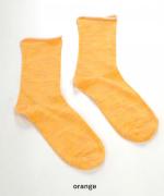 ショートソックス　麻/シルク