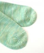 ショートソックス　麻/シルク