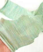 ショートソックス　麻/シルク