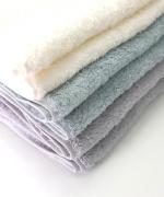 水布人舎/やさしい肌着の糸でつくったタオル/フェイスタオル