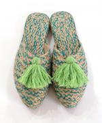 AbacaSandal/タッセルサンダル