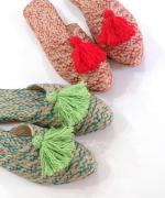 AbacaSandal/タッセルサンダル