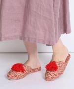 AbacaSandal/タッセルサンダル