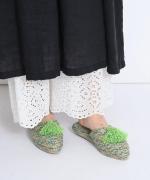 AbacaSandal/タッセルサンダル