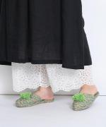 AbacaSandal/タッセルサンダル