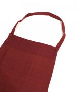 カディエプロン　ヘリンボーンレッド