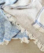 ガラ紡ブランケットストールA 