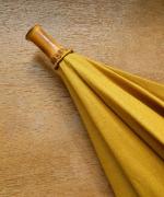 きつねのたすき/長日傘/麻無地キイロ