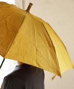 きつねのたすき/長日傘/麻無地キイロ