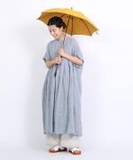 きつねのたすき/長日傘/麻無地キイロ