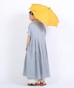 きつねのたすき/長日傘/麻無地キイロ