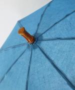 きつねのたすき/長日傘/麻無地水縹