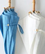 きつねのたすき/長日傘/麻無地白