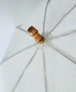 きつねのたすき/長日傘/麻無地白