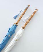 きつねのたすき/長日傘/麻無地白