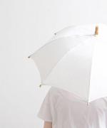 きつねのたすき/長日傘/麻無地白