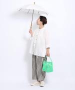 きつねのたすき/長日傘/麻無地白