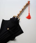 きつねのたすき/長日傘/黒無地